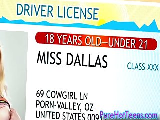 18 years old tow-haired Miss Dallas  ID succeed yon fuck first time be required of old guy yon interview
